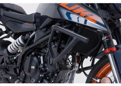 Produktbild von Sw-motech Ktm 125/390 Duke 23 Rohrförmiger Motorschutz Schwarz  Schwarz One Size