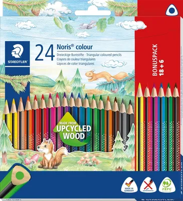 Immagine prodotto di 5x Noris 187 C18P1 Matita colorata Noris colo 18+6 100% PEFC