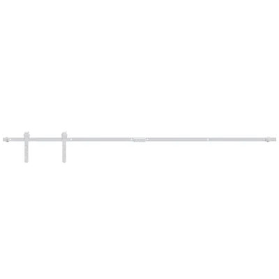 Productafbeelding van Ophangset voor minischuifdeur 183 cm koolstofstaal wit