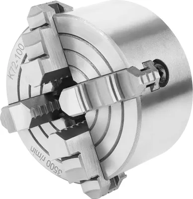 Obrázek produktu pro 4inch SANOU K72-100 4-čelisťové nezávislé reverzibilní soustružnické sklíčidlo pro soustružení kovů Příslušenství soustružnických strojů