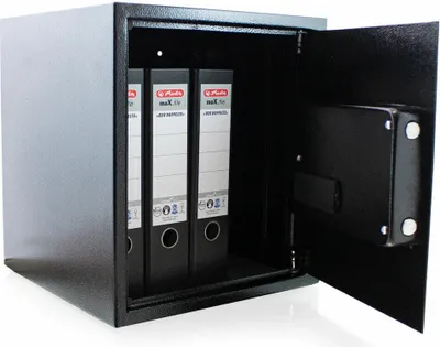 Produktbild von Bituxx Elektronischer Akten Safe Tresor Wandtresor Wandsafe Geldschrank Möbeltresor Stahlschrank Geldsafe Geldtresor Panzerschrank Dokumententresor Schwarz MS-17337