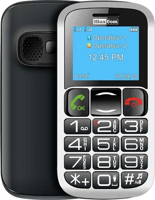 Obrázok produktu pre MaxCom MM462, Navýšku, 4,57 cm (1.8"), 160 x 128 px, 600 mAh, Čierna, Strieborná