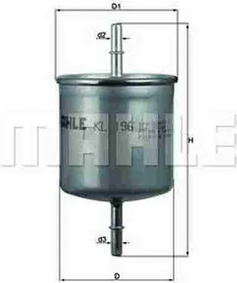 Image de KNECHT KL 196 filtre à carburant