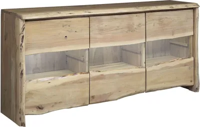 Immagine prodotto di MASSIVMOEBEL24 | credenza in legno di Acacia 191x45x96 Acacia naturale laccato PURE ACACIA #708