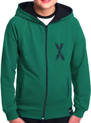 Produktbild von BEZLIT Jungen Sweatjacke mit Rücken Print Grün 110