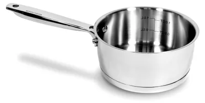 Produktbild von Kasserolle mit 1 Griff, Edelstahl, für alle Herdarten, 16 cm