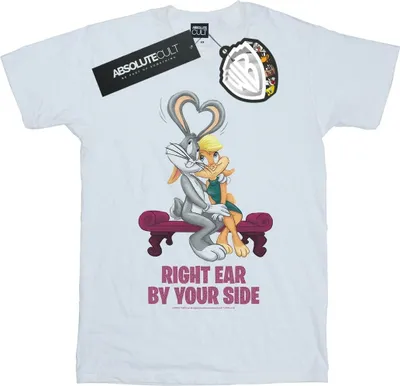 Produktbild von Looney Tunes - "Valentine's Cuddle" T-Shirt für Damen BI32126 (3XL) (Weiß)
