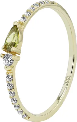 Produktbild von 333/- Gold Ring "Brianna" mit Zirkonia, 8 Karat,