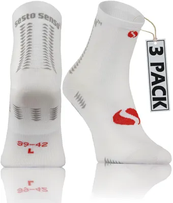 Produktbild von sesto senso 3 Paar Laufsocken Quarter Bunte Sport Socken Herren Damen Sportsocke