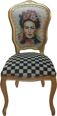 Produktbild von Casa Padrino Barock Luxus Esszimmer Stuhl Madmoisell Gold - Designer Stuhl - Limited Edition