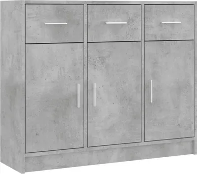 Produktbild von Sideboard Betongrau 91x28x75 cm Holzwerkstoff