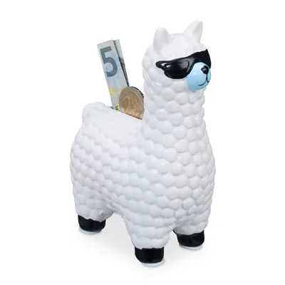 Obrázok produktu pre Lama pokladnička so slnečnými okuliarmi, RD3746 biela
