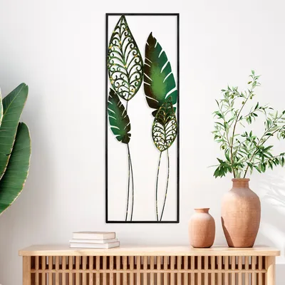 Obrázek produktu pro Wallity, Nezgep 3, Dekorativní kovový doplněk na zeď, 100 % KOV, Vícebarevná, 32 x 90 cm