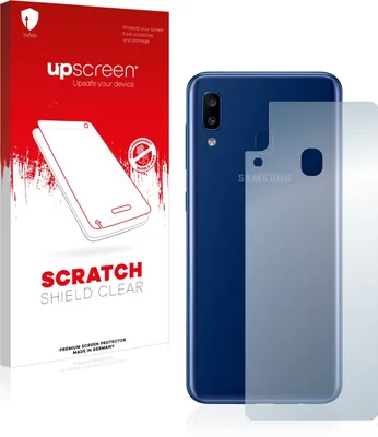 Produktbild von upscreen Schutzfolie für Samsung Galaxy A20e (Rückseite) Kratzschutz Anti-Fingerprint Klar