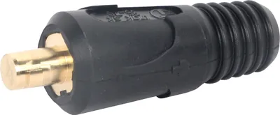 Produktbild von ELMAG Schweißkabel-Stecker, schwarz, 10/16/25 mm2, Zapfen-Ø 9 mm, 60% ED @ 200A