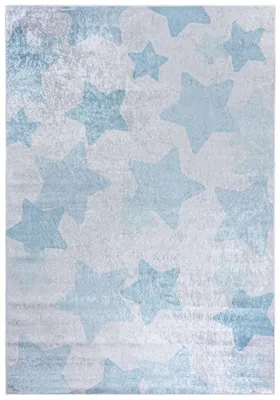 Zdjęcie produktu dla Mazovia Dywan Dziecięcy Gwiazdki Niskie Runo 120x170 cm do Pokoju Dziecka, Łatwy w Czyszczeniu