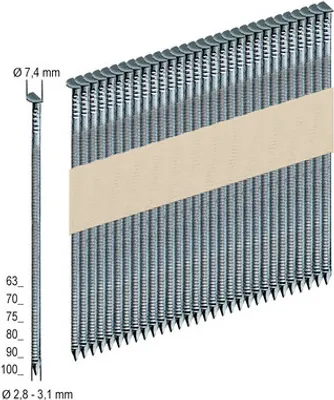 Produktbild von Halbkopfnägel Prebena PR28/80BKRI 3000 St.