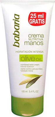 Immagine prodotto di Babaria Crema mani nutriente all'olio d'oliva 75 ml