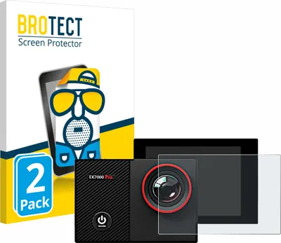 Produktbild von 2x BROTECT Schutzfolie für Akaso EK7000 Pro Displayschutz Displayschutzfolie Folie Matt Entspiegelungsfolie