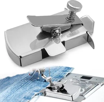 Produktbild von Industrielle Magnet-Fixierleiter für Nähmaschinen - Universal- Nähfußhilfe - Unterstützter Nähmechanismus - Multifunktionaler Nähfixierer - Magnetische Naageinheit - Nähwerkzeug für industrielle und Haushalts-Nähmaschinen.