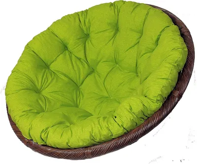 Produktbild von Polster für Papasansessel , Auflage , Ersatzpolster Papasan D 110 cm , Stoff Loneta hellgrün