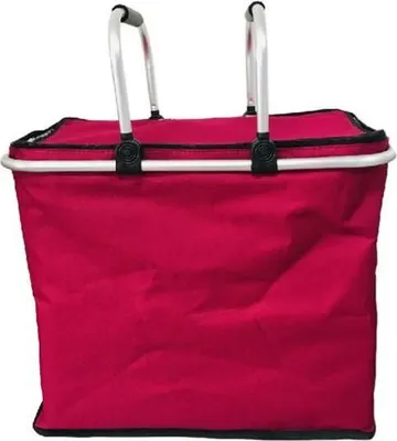 Obrázok produktu pre Košík Nákupné Skladacie Termo 47X26X39Cm Červená
