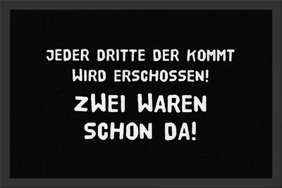 Produktbild von Jeder Dritte, Fußmatte