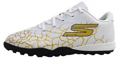 Image de Chaussures de sport Skechers SKX 1.5 pour enfants, modèle TF, chaussures de football, couleur blanche