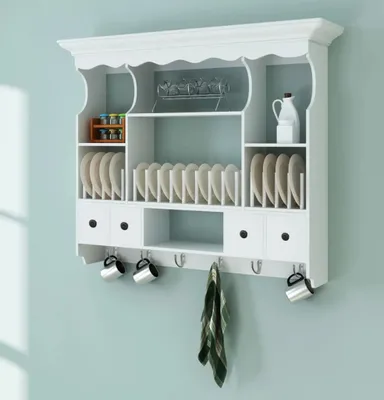 Immagine prodotto di vidaXL Armadio a muro da cucina in legno bianco