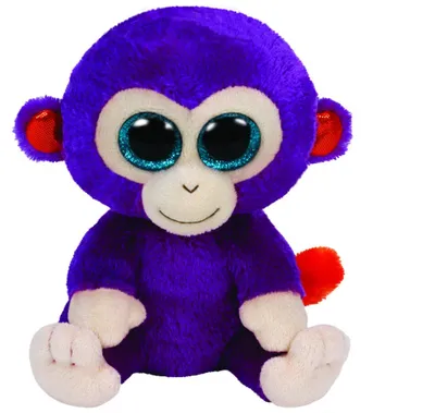 Produktbild von Ty - Beanie Boos, Grapes, Affe violett, 22cm