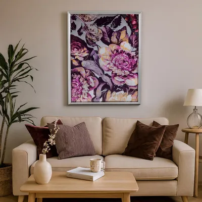 Produktbild von Wandbild Spiegel, floral, rechteckig Mirror formano