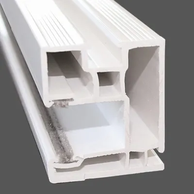 Produktbild von Meeth Rollladenführung weiß, 220 cm