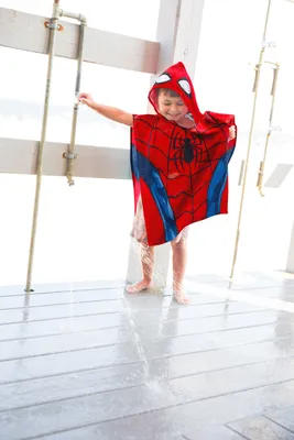 Produktbild von Marvel Spiderman Handtuch Poncho-Handtuch mit Kapuze