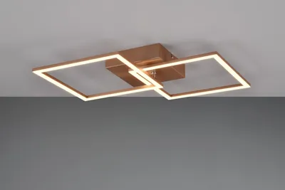 Produktbild von Reality Leuchten LED Deckenleuchte Trail R64492165, Metall Coffee, inkl. 20 Watt