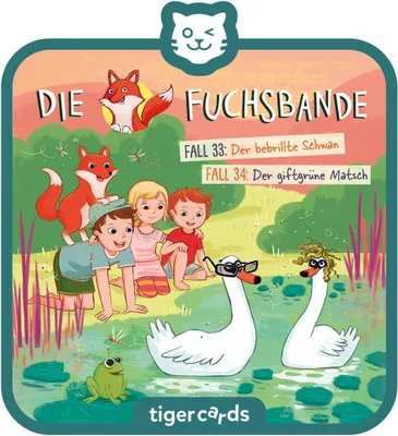 Produktbild von TIGER MEDIA 4417 tigercard - Die Fuchsbande - 17: Der bebrillte Schwan / Der giftgrüne Matsch