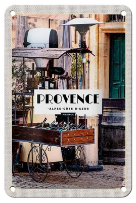 Produktbild von Blechschild Reise 12x18cm Provence Alpes cote d`Azur Dekoration