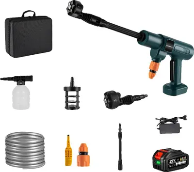 Immagine prodotto di Idropulitrice ad alta pressione, alimentata a batteria, pressione 200 bar, set di 1 batteria