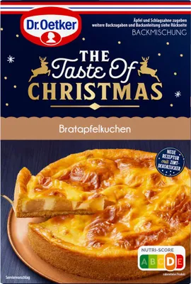 Produktbild von Dr. Oetker Xmas Bratapfelkuchen winterliche Backmischung Packung 415g