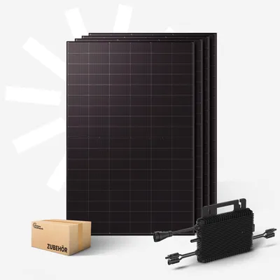 Produktbild von Kleines Kraftwerk 2000W Balkonkraftwerk XL Komplettset – 800W Wechselrichter mit WiFi & Bluetooth, 4×500W bifaziale Solarmodule, 5 m Kabel