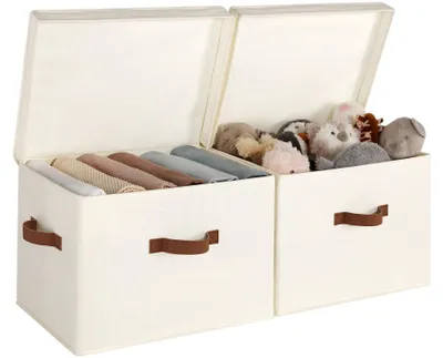 Immagine prodotto di Solidchoice - Set di 2 contenitori di grandi dimensioni con coperchio