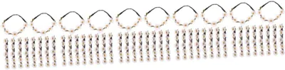Produktbild von 50 Sonnenblumen-Stirnband gelbe -Haarbänder Blumengirlande Haarschmuck Haargummi Haarkranz stirnband Kopfbedeckung Zubehör