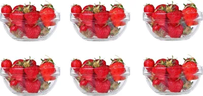 Produktbild von 6er Set Glasschalen Ø12,5cm Glasschüsseln Dipschalen Snackschalen Dessertschalen