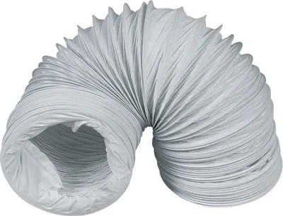 Produktbild von easyPART passend für 10030490 EUROPART Abluftschlauch 100er Rundsystem 2,80m PVC weiß für Trockner