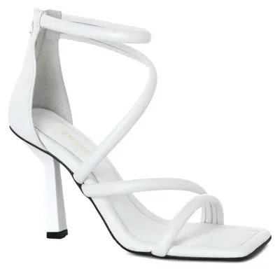 Immagine prodotto di Guess Leance: décolleté da donna in pelle, sandali bianchi, taglia 39