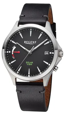 Produktbild von REGENT Herrenuhr F1550 Edelstahl Solarwerk
