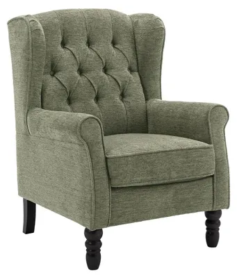 Produktbild von COLAMY Minimalistischer Design-Sessel, vereint Komfort und Stil für ein modernes Wohnambiente, Farbe Grün
