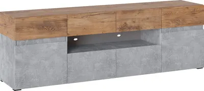 Produktbild von Lowboard Rimini TV-Unterschrank 180x40x59cm Atelier hell Kastanie Breslau grifflos 2-türig