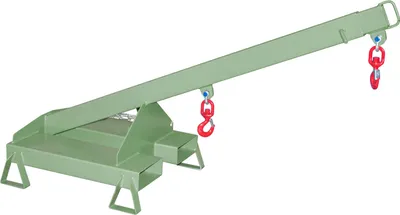 Produktbild von BAUER Lastarm - 1.000 kg - Länge 1.600 mm - 7 Abstände - Teleskop - resedagrün