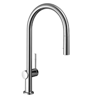 Produktbild von hansgrohe Küchenarmatur Talis Einhebel Küchenarmatur mit ausziehbarem Auslauf, Armatur Küche (Warmwasserarmatur & Kaltwasserarmatur, Kaltwassserhahn)