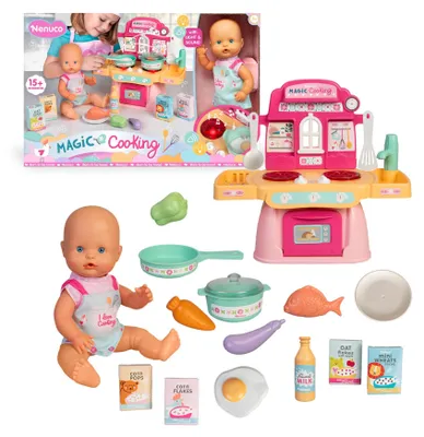 Productafbeelding van Baby-pop Famosa Magic Cooking, 30 cm